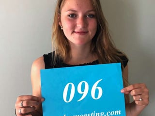 Czech big boobs model Tereza tries to be a model