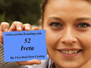 Iveta's first porn casting