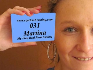 Martina's first porn casting