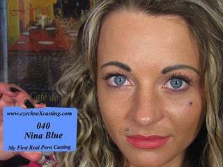 Nina's first porn casting