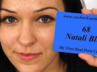 Natali's first porn casting