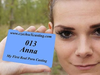 Anna first real porn casting