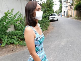 Two week millionaire Thai girlfriend sex after a coffee date