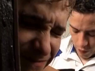 Euro jocks started kissing and rimming before anal sex