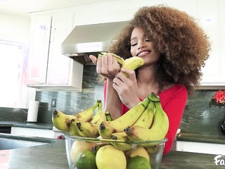 Karlo Karrera is fucking curly haired black babe Cecilia Lion