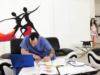 Inked chick Marley Brinx gets fucked by her stepbrother