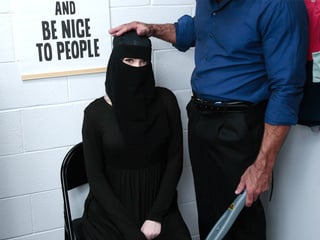 Muslim teen thief Delilah Day exposed and  after stealing