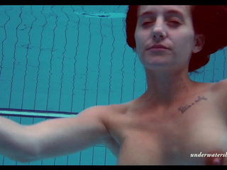 Piyavka Chehova hottest underwater stripping ever