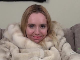 Gorgeous Daniella strips and dildo fucks her pussy