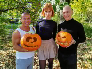 Horny redhead teaches Porno Dan a lesson