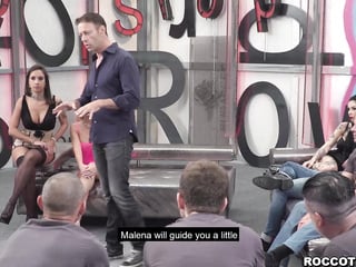 Amateur guys trained in Rocco Siffredi's hard academy!