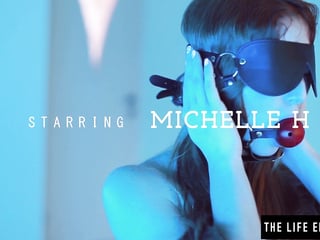 Submissive girl Michelle H masturbates in front of her master