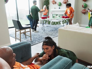 REALITY KINGS Game Day Bump and Run - Jasmine Sherni, Mazee The Goat