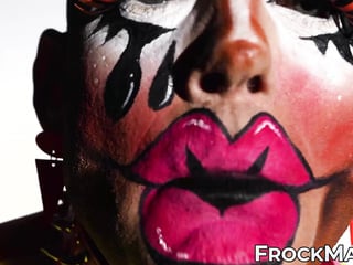 Kinky cake eating and kissing compilation with kinky clowns Jarry the Clown and