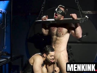 Muscled Arad Winwin dominates Lucas Leons hairy tight hole