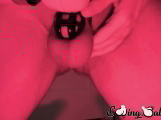 Hung Johnny dangles his balls and slaps it for a little bit of excitement