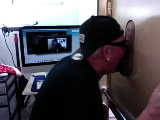 Latino Daddy Gloryhole Fuck