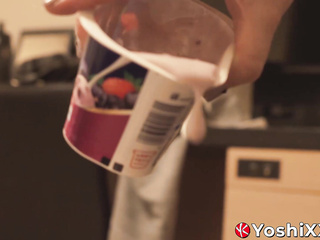 Horny Japanese jock Yoshi Kawasaki fisted for anal prolapse