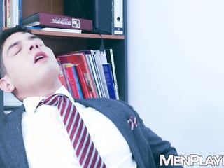 Dr Dan gives Bastian Karim thorough testicular examination