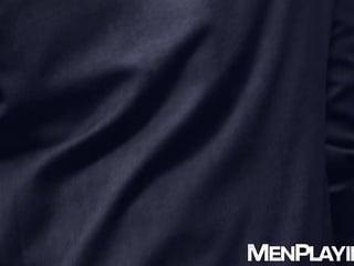 Latino Gabriel Lunna is spitroasted by Cristian Sam and Xavi Duran