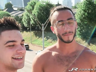 JohnnyRapid: Hunks Johnny Rapid and Xavier Cox blow and fucks each other hard