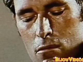 Vintage muscle gays deepthroat sucking and ass fucking raw