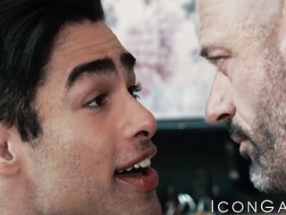 Lucas Leon blackmails Professor DArclyte to satisfy his sexual needs