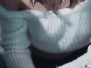 Babe rides a BBC and she wants to taste his load