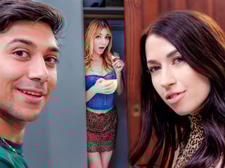 Stepsis desperate to fuck her stepbro gets help from hot MILF