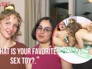 Ersties - A Sexy Card Game Leads To Serafina Using Sex Toys on Jasmina