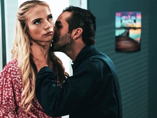 Tiny blonde teen student let janitor rail her hairy cunt in class