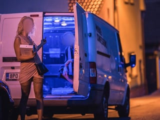 Hot Blonde Takes It All: Van Encounter with Explicit Details!