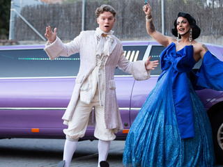 Cinderello cleans stepdad's cock, gets drilled hard, and creampied.