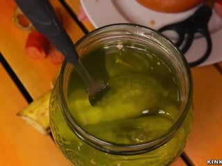 BBW femdoms wax bound man