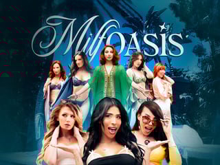 Three shemales getting off at milf oasis