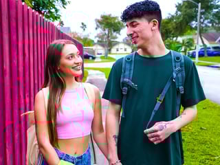 Big dick aspiring porn star fucks hairy teen stepsis for practice