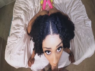 Ariana Aimes taking interracial oral fixations to the next level