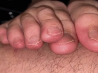 VERY LONG TOES FOOTJOB - HD