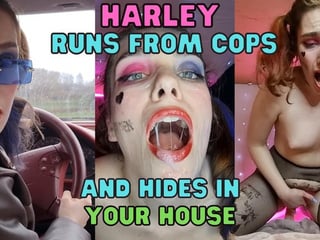 Harley Quinn Runs From Cops POV FUCK