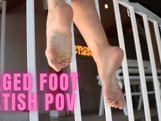 Caged Foot Fetish POV - Mistress Justine Cross