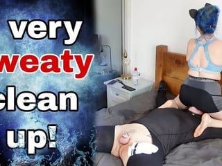 Femdom Post Workout Sweaty Facesitting