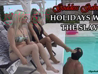 GABRIELLA & DOMINIQUE - Holidays in the villa - Foot domination, foot gagging, foot worship