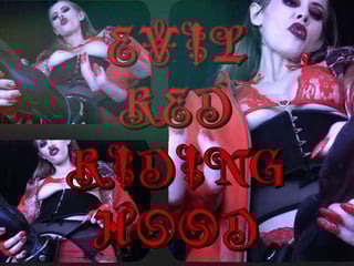 Evil Red Riding Hood - Cosplay Femdom Role Reversal by Goddess Kyaa - 720p MP4