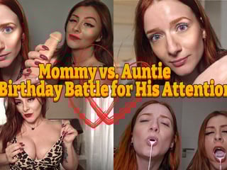 Mommy VS Auntie: birthday battle