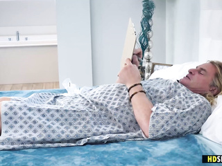 Chubby Nurse Takes Care Of A Rich Older Man With Bucket List - Gabriela Lopez, Evan Stone