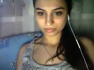 Arab Teen On Chatroulette Plays With Her Big Tits