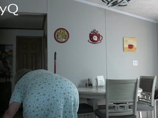 Granny's Long Hanging Tits