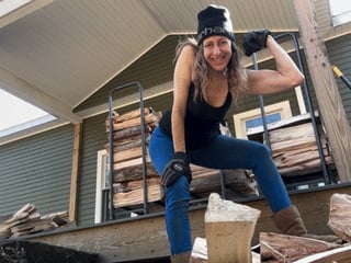 Woodwork- Royal blue