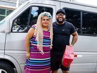 bbw mature follows a special invitation to my van