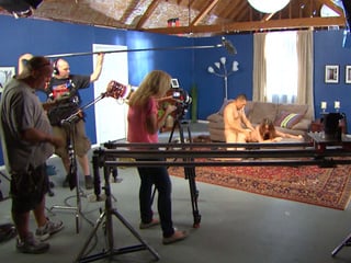 Married amateur couple ready to make a sextape at Adult Film School